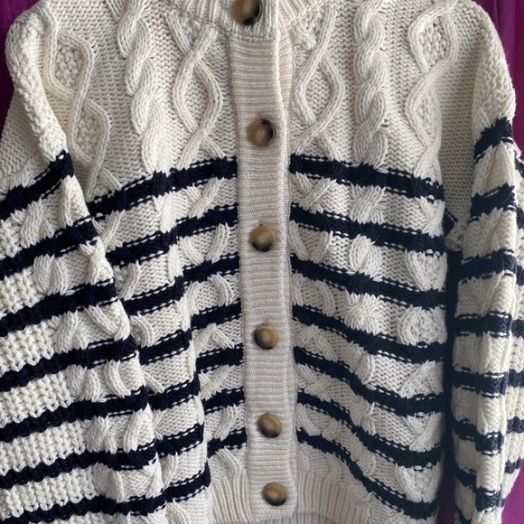 Sezane Cardigan SEAN BNWT (S) - Picture 11 of 12